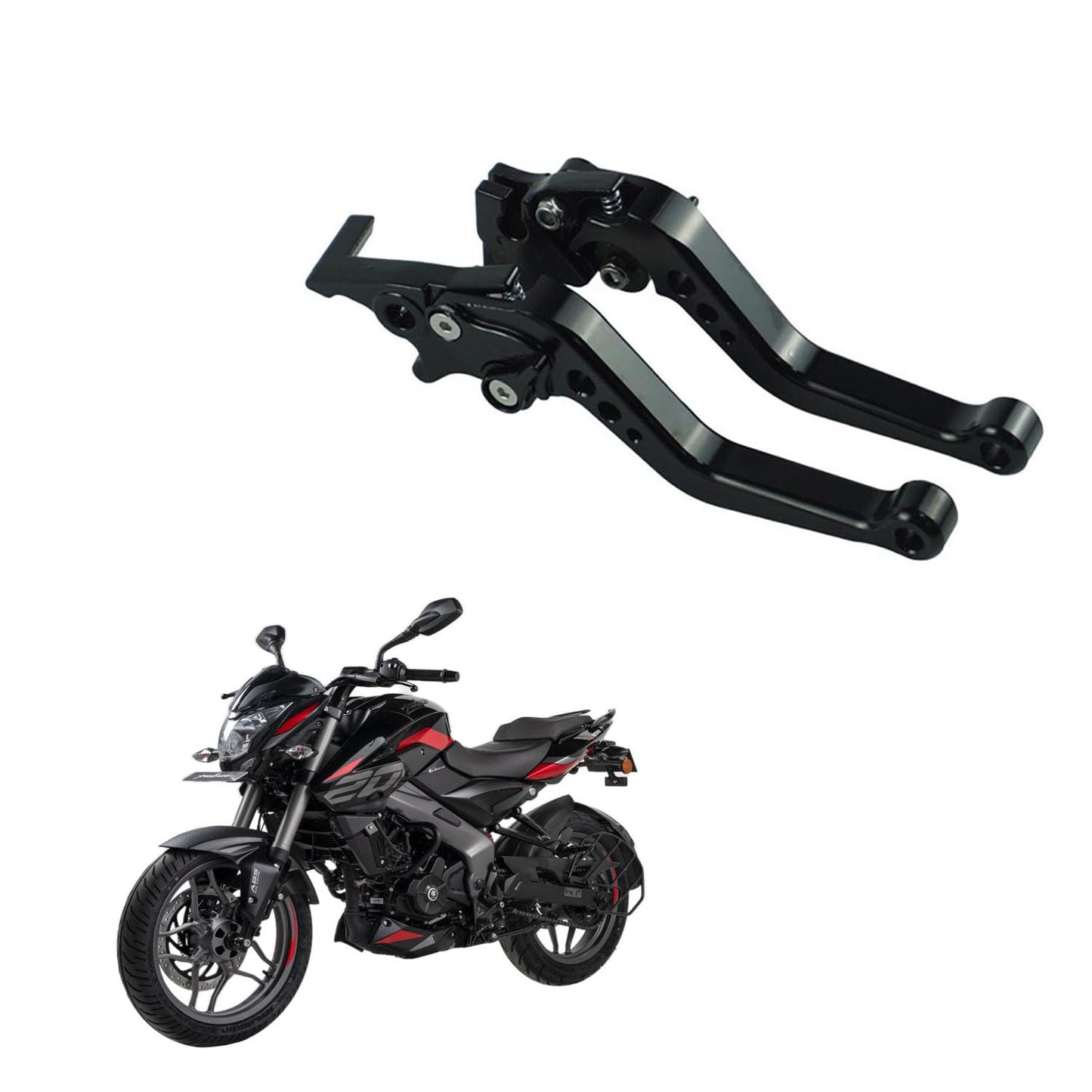 Vagary Black Heavy Duty 6 Positions Adjustment Clutch Brake Lever for Bajaj Pulsar NS 200, RS 200, N160