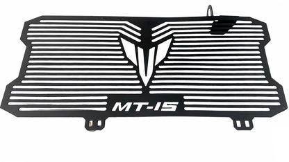 Vagary Stainless Steel Motorcycle Radiator Guard Protector Grill for MT15 (Black)