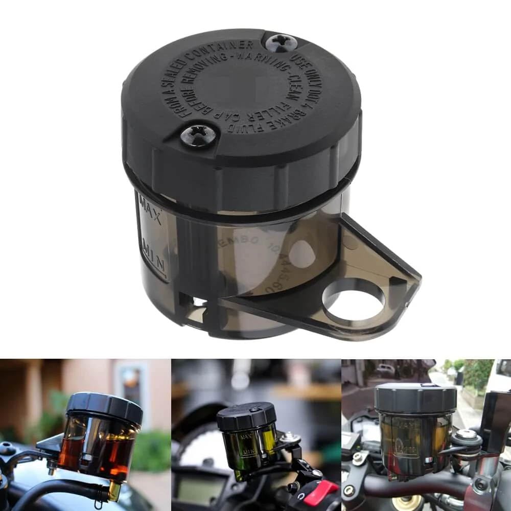 Vagary 45ML Universal Motorcycle Brake Clutch Reservoir Cup Fluid Bottle Oil Reservoir Tank Cup Compatible with KTM, Yamaha, Suzuki, TVS, Bajaj, Kawasaki, BMW, Aprilia, Hyosung, Hero, Honda