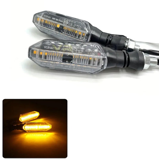 Vagary Waterproof Bright LED Indicators For Yamaha MT 15, R15 V4, R15 V3, KTM, Hero, Kawasaki Ninja, NS 200 (Yellow)