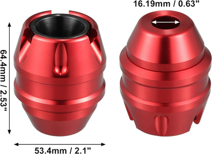 Vagary Red Anti Drop Fork Frame Slider Motorcycle Wheel Front Fork Frame Sliders for BMW, Kawasaki, R15 V3, V4, R15M, MT15, Universal for Bike
