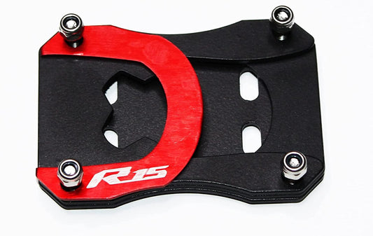 Vagary Side Stand Extender Base Stand Holder Compatible for Yamaha R15 (Red)