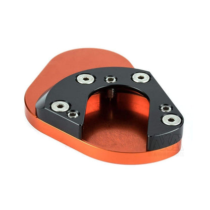 Vagary Combo of 8pc KTM Duke RC 125, 200, 250, 390 Accessories Lever Clutch, Handle Grip, Spool Slider, Front Disc Oil Cover, Engine Oil Cover, Side Stand Extender, Key Cover, Handle Bar Clamp(Orange)