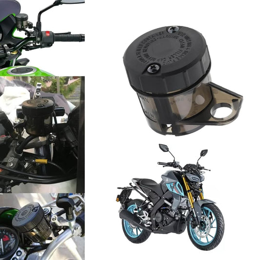 Vagary Bike Front Bike Oil Can Brake Clutch tank Fluid Reservoir Oil Tank for Yamaha MT 15 (Black)