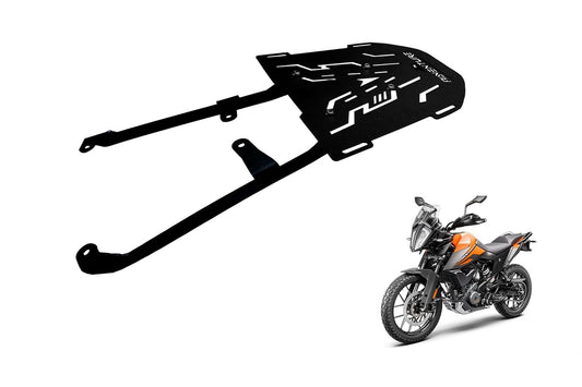 Vagary Back Rack/Top Rack Carrier Plate Expedition for Luggage Backrest for KTM Adventure 250/390 (Black)
