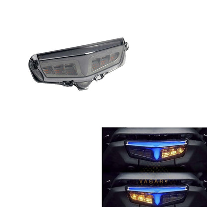 Vagary Rear Tail LED Light With Flowing Turn Signal Indicator Tail LED Light For Yamaha Mt 15 (Multicolor)