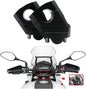 Vagary Handlebar Riser Bar Mount Handle Clamp Accessories Handlebar Risers Clamp Handlebar Riser Kit (Black)