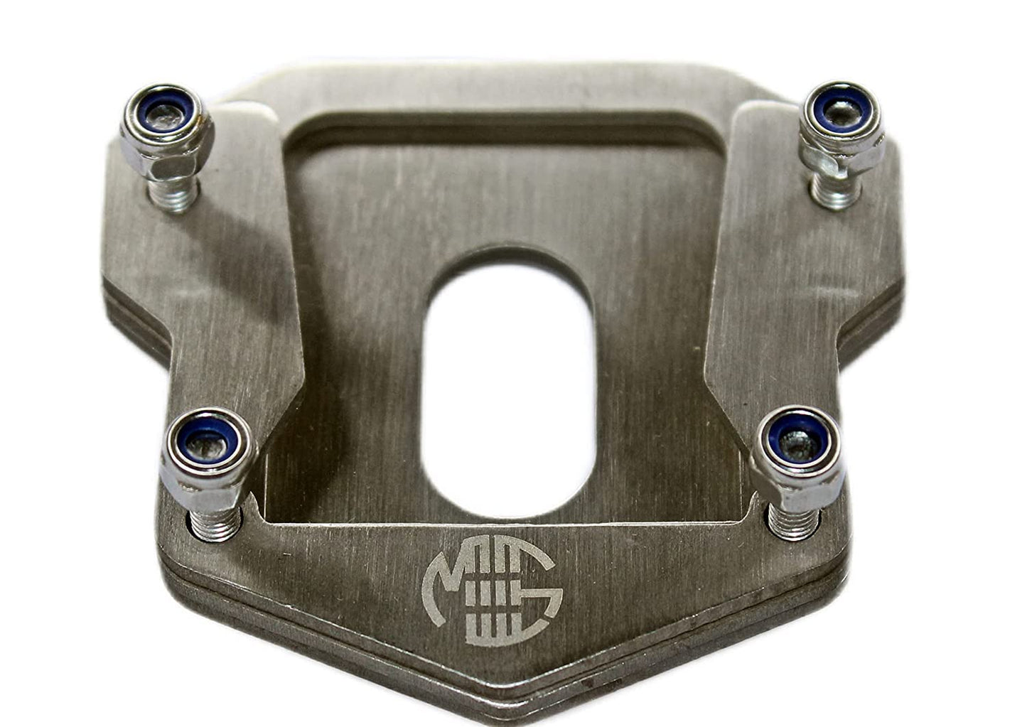 Vagary Stainless Steel Side Stand Extender/Stand Pad Compatible for RE Hunter 350 Bike