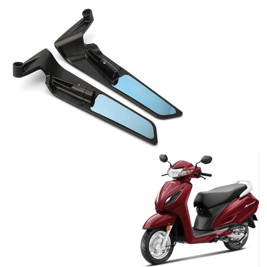 Vagary 10mm Adjustable 360° Rotating New Rearview Wing Mirrors For Honda Activa 6G /5G