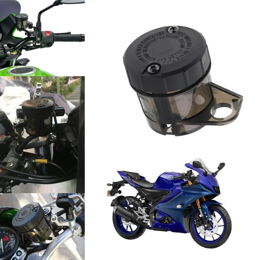 Vagary Bike Front Bike Oil Can Brake Clutch tank Fluid Reservoir Oil Tank for Yamaha R15 V4/ R15M (Black)