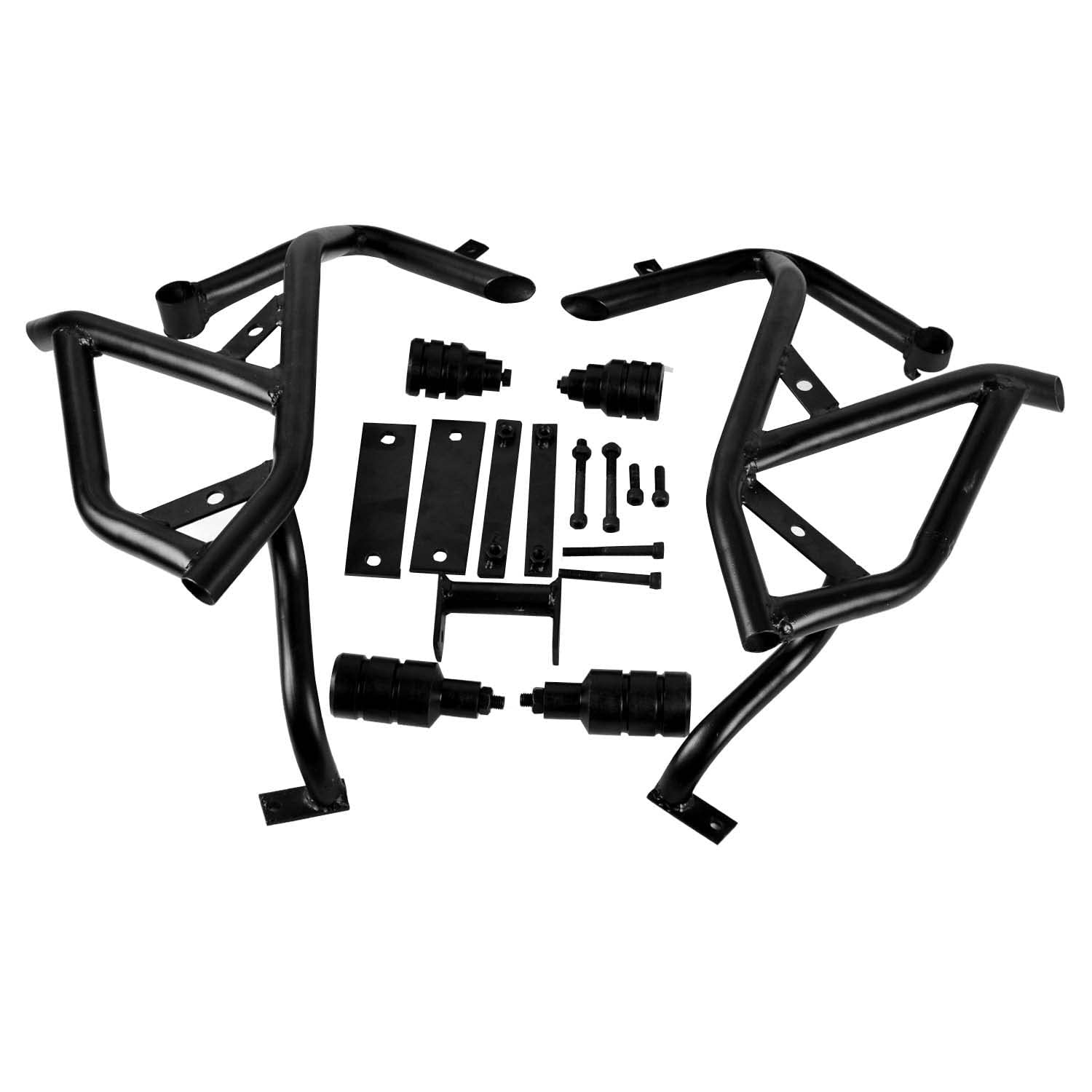 Vagary Heavy Duty Frame Slider Crash Guard with 4 Pcs Slider for Yamaha R15 V4 Black