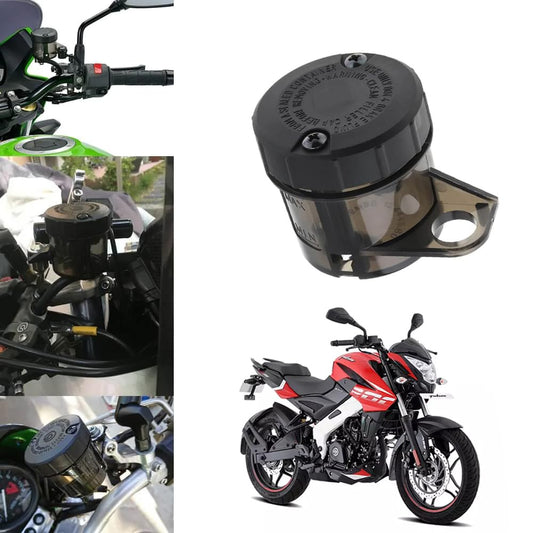 Vagary Bike Front Bike Oil Can Brake Clutch tank Fluid Reservoir Oil Tank for Bajaj Pulsar NS200 (Black)