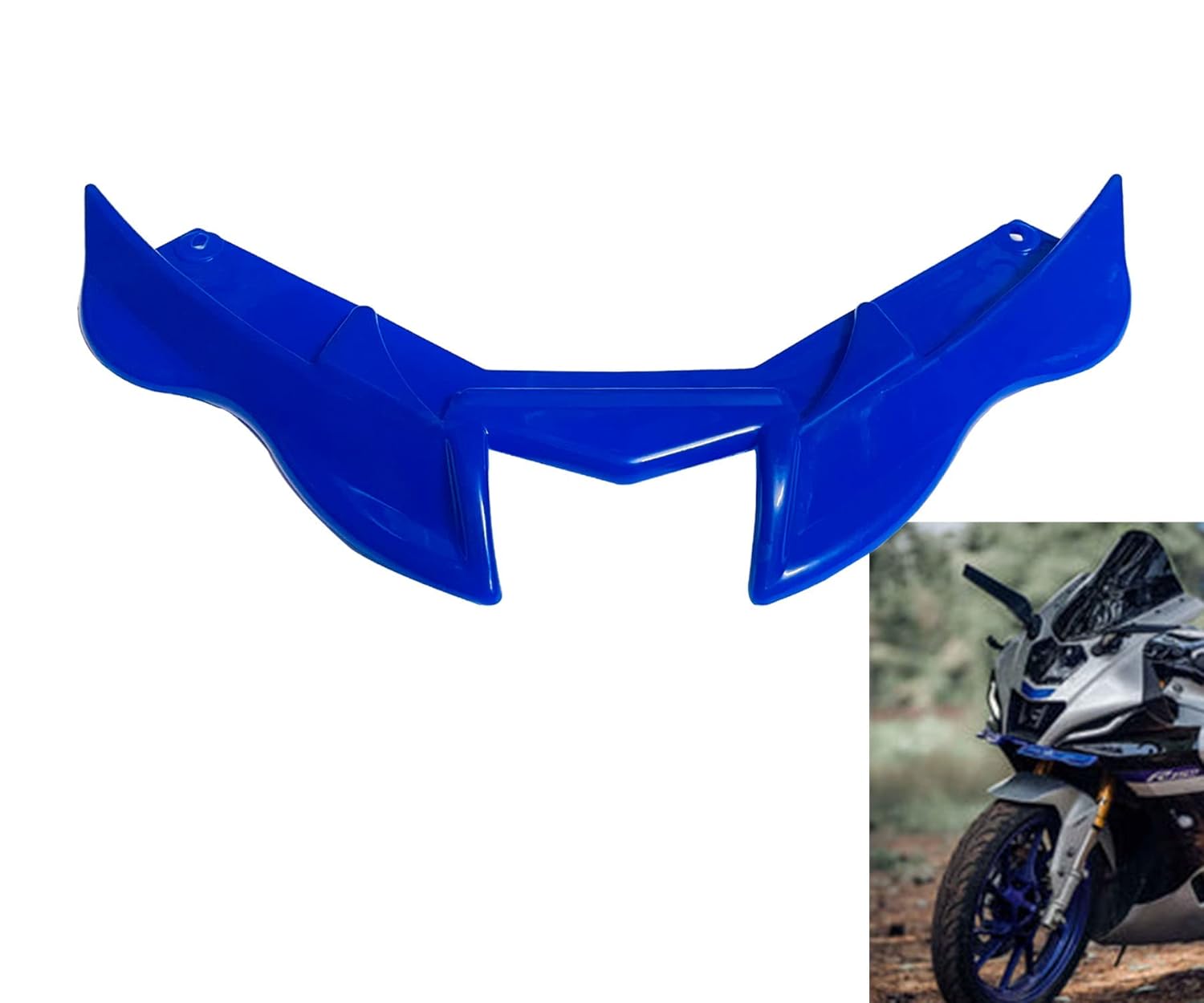 Vagary Winglet for Yamaha R15 V4/ R15 M Bike Fairing Kit (Blue)