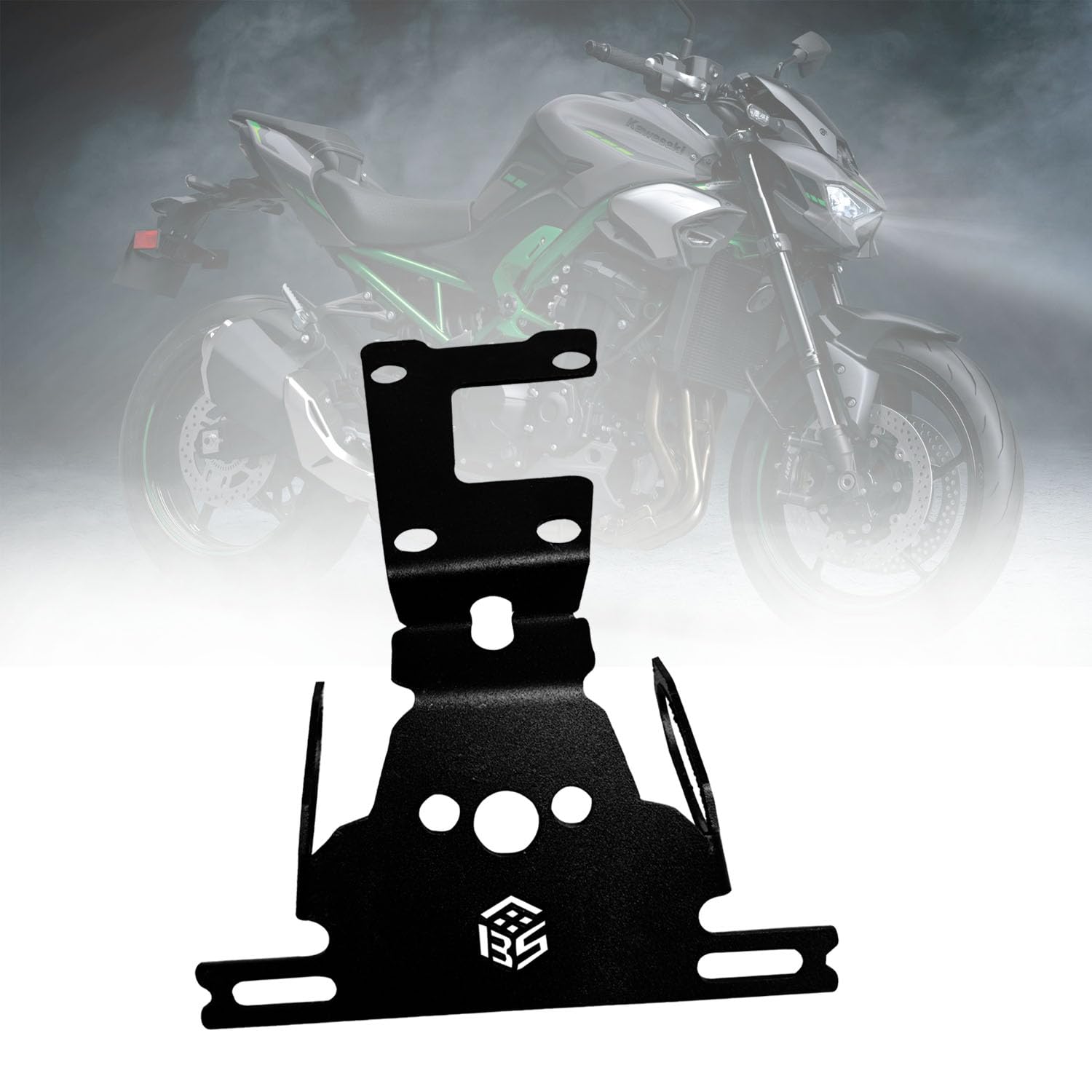 Vagary Tail Tidy License Number Plate Holder for Kawasaki Z900 (Black)