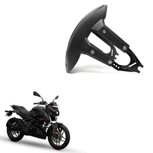 Vagary Motorcycle Rear Mud Guard Splash Guard For Bajaj Pulsar N160 N160 N250 F250 (Black)
