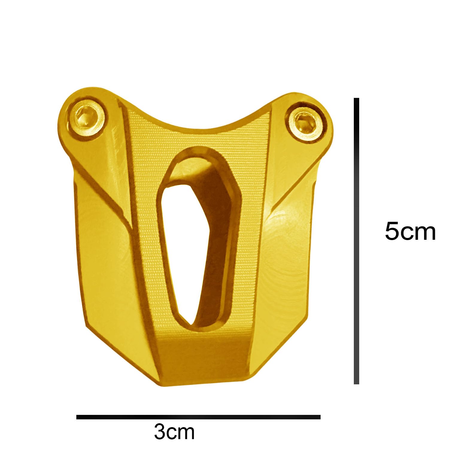 Vagary CNC Aluminum Key Cover Shell Protection Decorate Universal for TVS Apache RTR 160/200 4V (Golden)