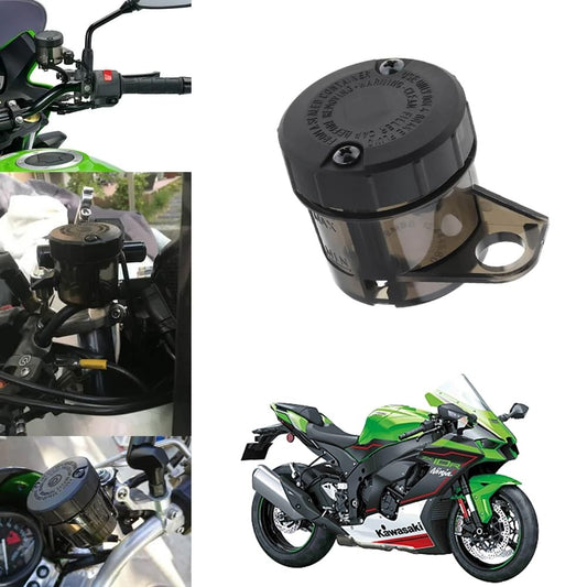 Vagary Bike Front Bike Oil Can Brake Clutch tank Fluid Reservoir Oil Tank for Kawasaki Ninja ZX-10R (Black)