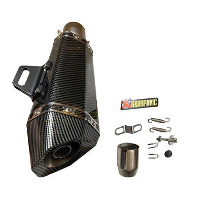 Vagary Carbon Acrophobic exhaust/Silencer Wtih Inbilt DB Killer for for Yamaha R15 V3, V4, R15M, R15 V2