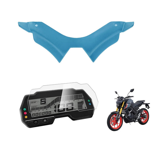 Vagary Flexible Winglet for Yamaha MT 15 (with Screen Guard)- Sky Blue