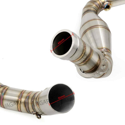 Vagary Stainless Steel Exhaust Muffler Bend Pipe for GS-310, GR310 & Apache RR310 (Full Exhaust System)