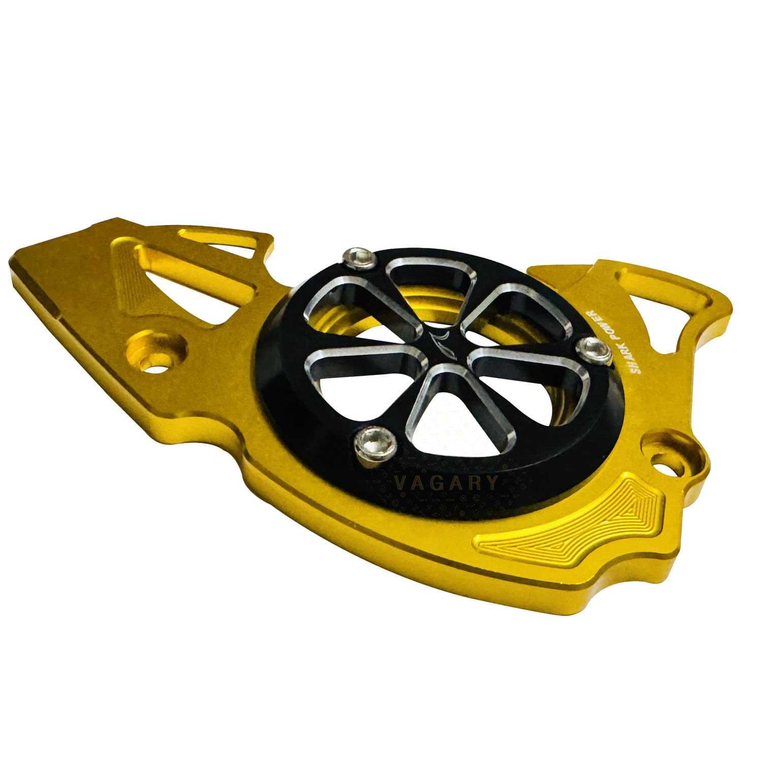 Vagary CNC Aluminum Front Chain Sprocket Cover for Yamaha R15 V4, V3, R15M, MT 15 (GOLDEN)