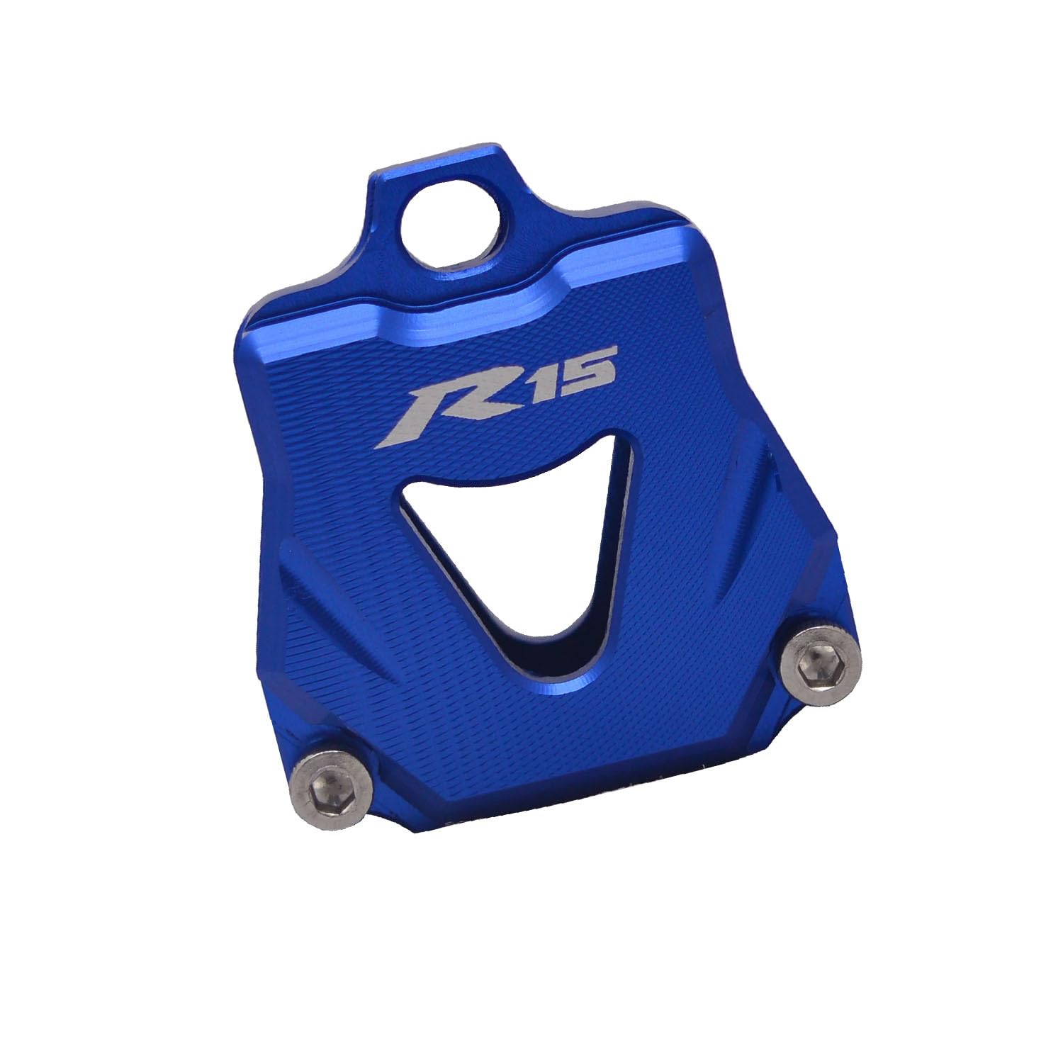 Vagary CNC Alumunium Key Cover for Yamaha R15 V4 / R15M/ R15V3/ V2 (Blue)