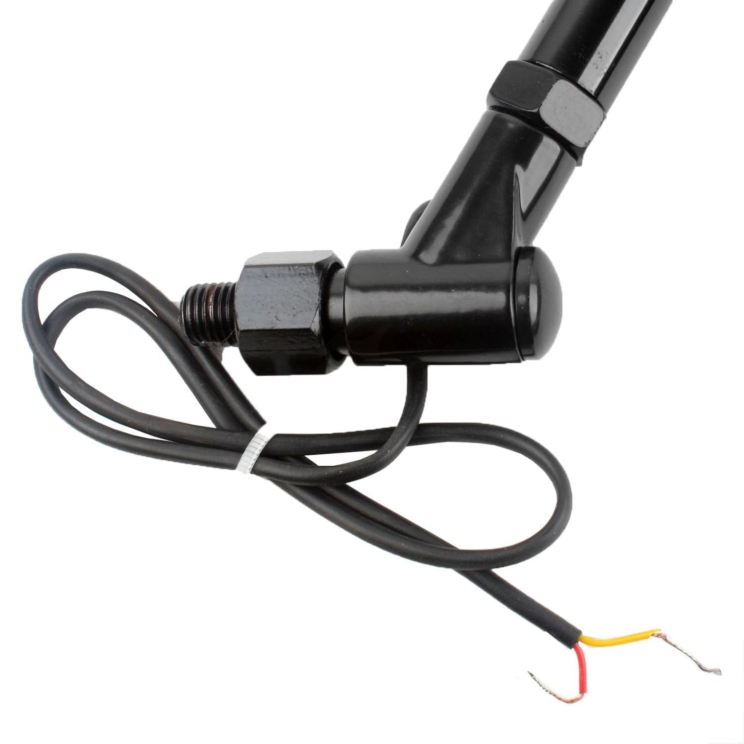 Vagary Rear View Side Mirrors with LED Turn Signal Light For Universal Motorcycle (Also Fit in Scooty)