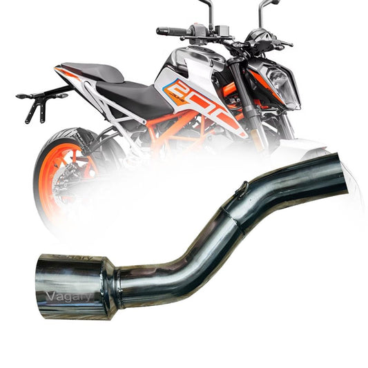 Vagary Motorcycle Stainless Stee Exhaust Mid Bend Pipe for KTM BS6 RC200/390 & Duke200/250/390 (Only 2024 Model)