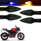 Vagary Universal Motorcycle Neon LED Amber Turn Signal Light Indicator Blinker Brake Lamps for Bajaj Pulsar NS 200