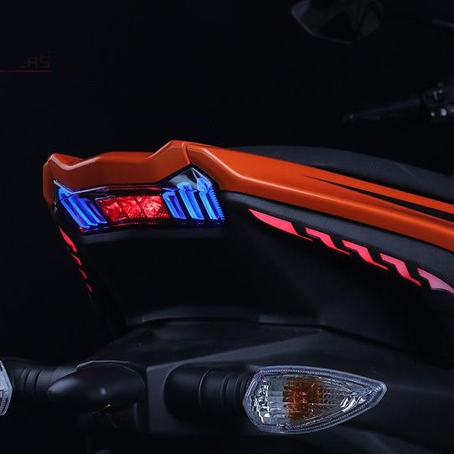 Vagary Yamaha Aerox 155/ NVX 155 Tail Light With Flowing Turn Signal Indicator Tail Light (Pack of 1)