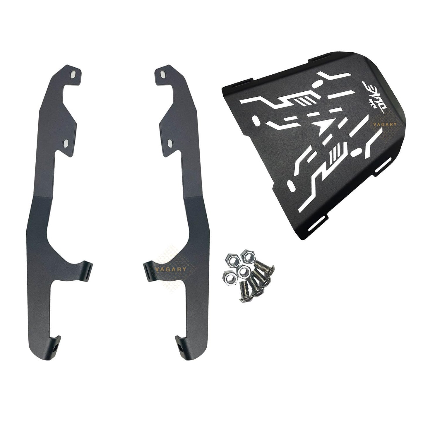 Vagary Back Rack/Top Rack Carrier Plate Expedition for Luggage Backrest for KTM Duke 390/250 (Not Adventure)