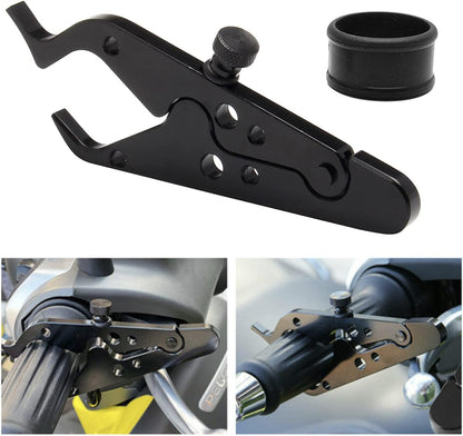 Vagary Universal CNC Cruise Control Bike Throttle Lock, Wrist/Hand Grip Lock Handlebar Hand Guard (Universal For Bike)