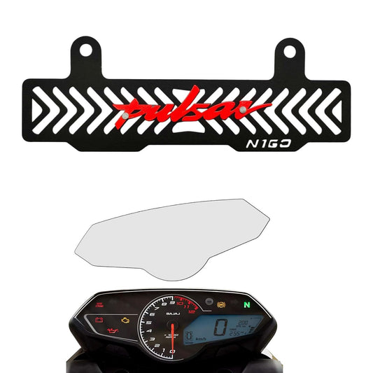 Vagary Radiator Guard With Meter Screen Guardfor Bajaj Pulsar N160 (Red)