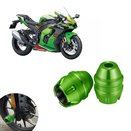 Vagary Golden Anti Drop Fork Frame Slider Motorcycle Wheel Front Fork Frame Sliders for Kawasaki ZX-10R