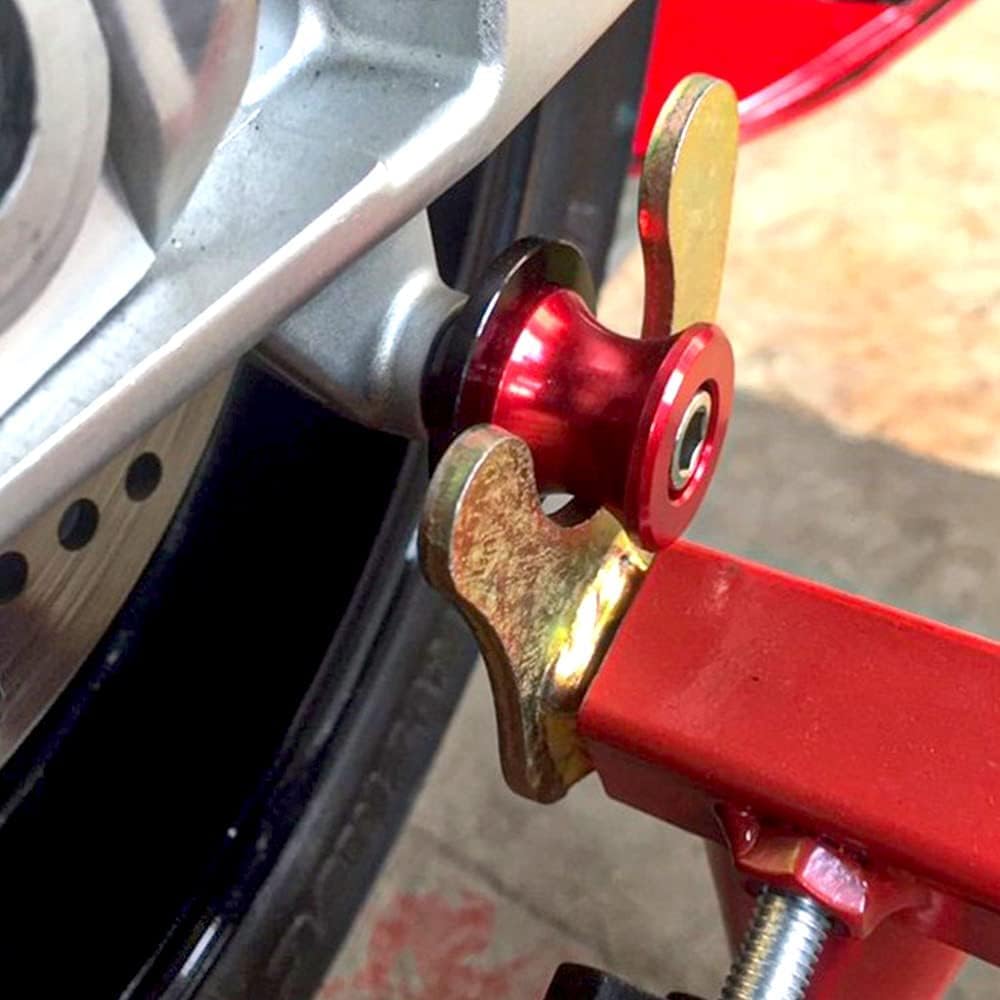 Vagary CNC Frame Stands Screws Swingarm Spools Slider for Kawasaki Z900 (Red)