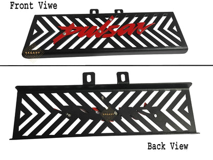 Vagary Metal Radiator Grill Guard With Meter Screen Guard for Bajaj Pulsar 220F (Red)