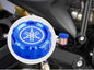 Vagary Fluid Reservoir Cap/Rear Oil Cap for Yamaha R15 V3, V4, R15M, MT-15, FZX, FZ (Blue)