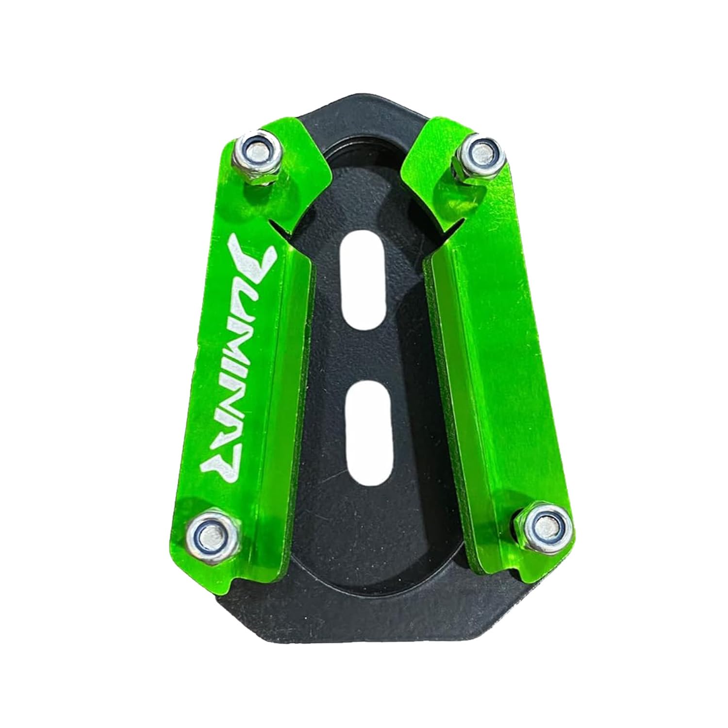 Vagary Side Stand Extender Base Stand Holder Compatible for Dominar 250/400 (Green)
