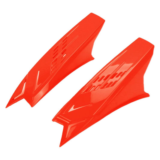 Vagary Helmet Horns Punk Style |Helmet Horn |Helmet Antenna | Helmet Spike/Mohawk |Shark Fins (Red)