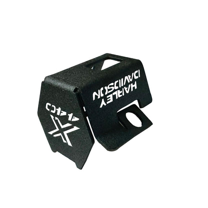 Vagary Rear Brake Oil Container Guard/Disc Oil Cap for HARLEY 440X Bike Crash Guard (Steel)