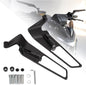 VAGARY Wind Wing Rearview Stealth Mirrors Universal for All Bike Scooty (Black)