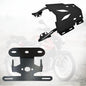 Vagary Combo of Pulsar NS 200 Tail Tidy/Number Plate Holder with Top Rack/Back Rack Seat Extender (NS 200 Accessories)