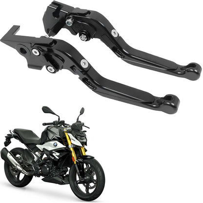 Vagary CNC Aluminium Foldable Retractable Brake Clutch Lever for B MW G310R G310GS Lever Clutch (Black) CNC Aluminium Foldable Retractable Brake Clutch Lever for