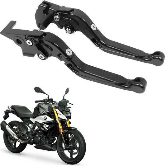 Vagary CNC Aluminium Foldable Retractable Brake Clutch Lever for B MW G310R G310GS Lever Clutch (Black) CNC Aluminium Foldable Retractable Brake Clutch Lever for