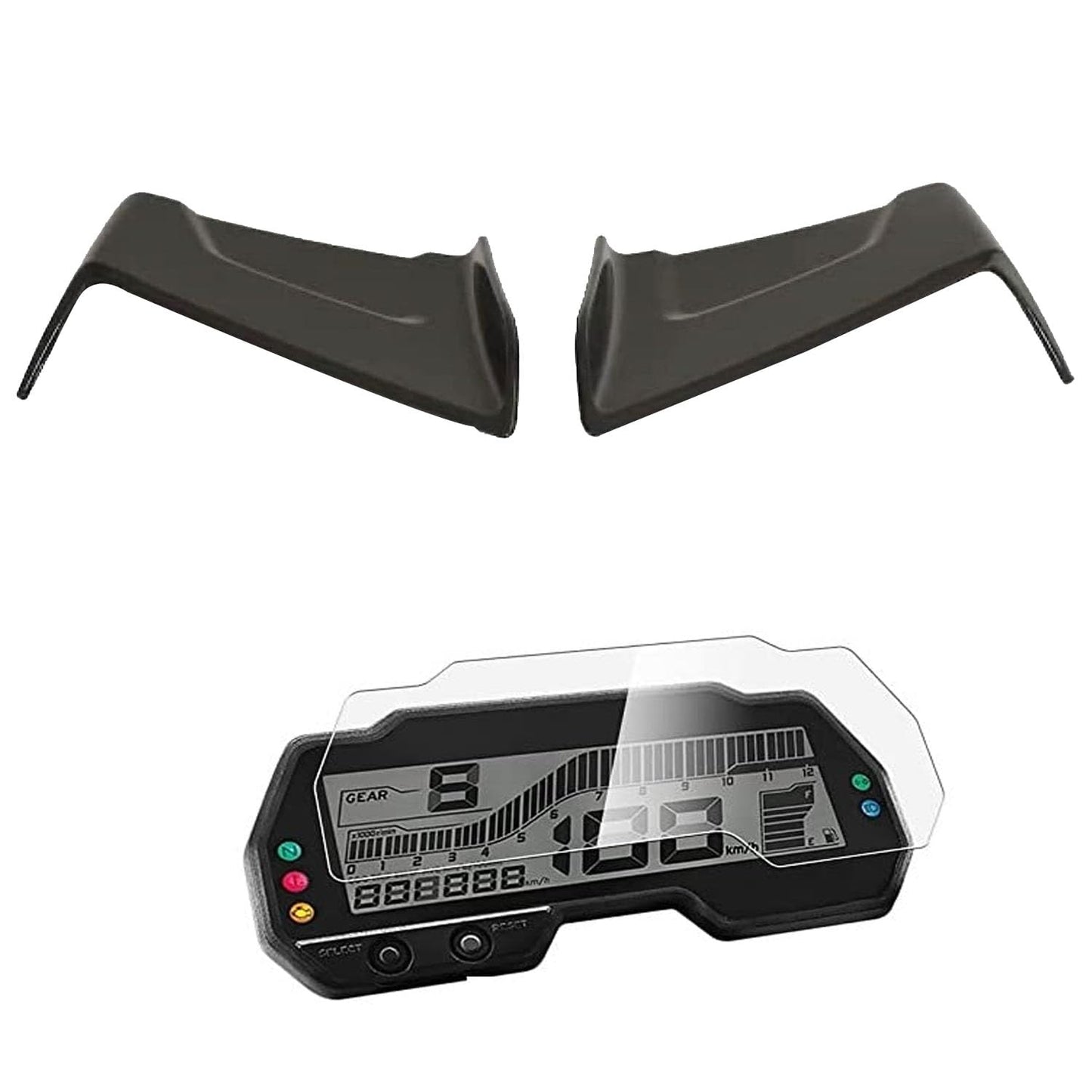 Vagary Bike Side Wing Winglet for R15 V3/ MT-15 (Black)