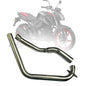 Vagary Stainless Steel High Performance Exhaust Middle Bend Pipe for TVS Apache Rtr 4V 160 Bend Pipe