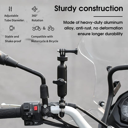 Vagary Motorcycle Bike Camera Holder/Handlebar Camera Mount for Action Pro/Go pro