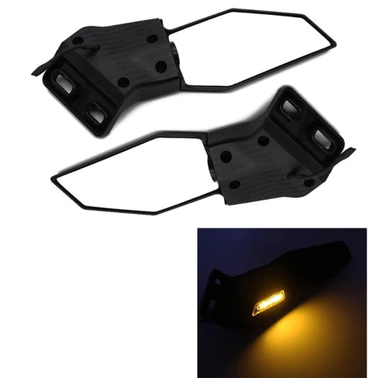 Vagary Adjustable Universal Motorcycle Wind Wing Rearview Mirror Modified Rotating Side Wing Rear View Mirror For Most Motorcycle