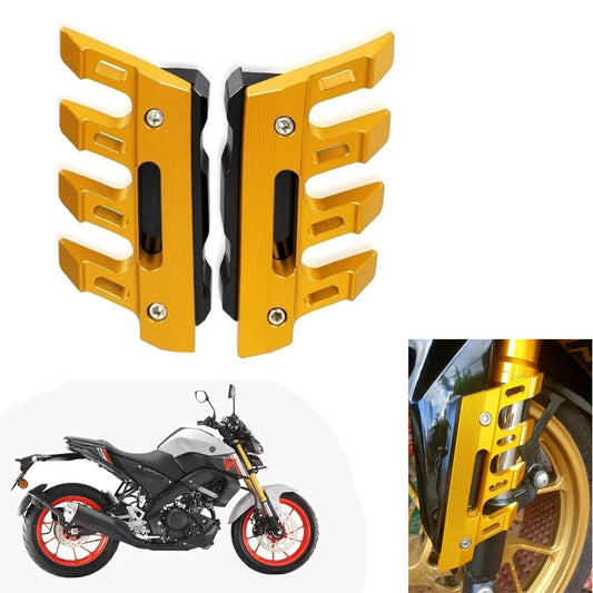 Vagary Golden CNC Shocker Protector Front Fender Slider Guard for Yamaha MT 15