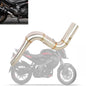 Vagary Impoted Stainless Steel High Performance Exhaust Middle Bend Pipe for Bajaj Pulsar NS 200 Bend & Dominar 400